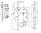 Электронные замки Mifare (13.56Mhz) AYT 929-6-F - умная электронная накладка - отпечаток пальца+карта+код+bluetooth